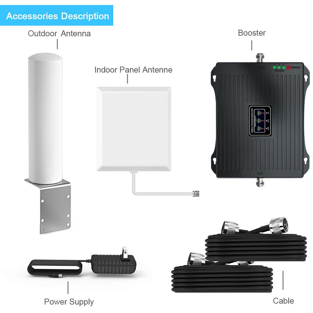 High Gain 900 1800 2100mhz mobile network booster signal booster 4g signal booster 2g 3g 4g repeater